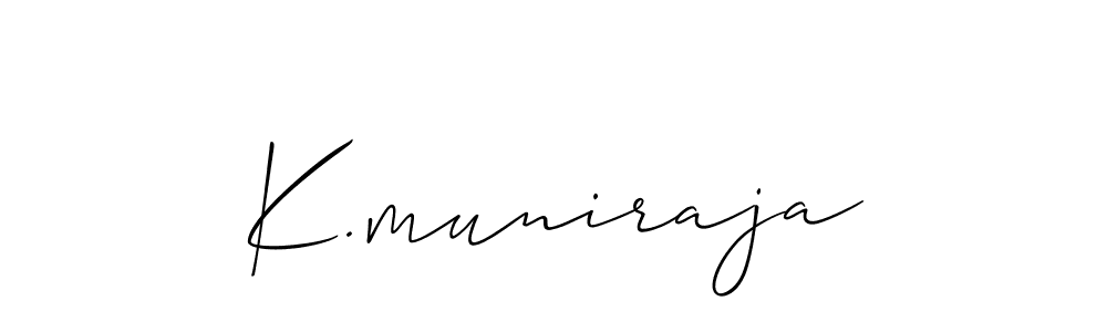 Make a beautiful signature design for name K.muniraja. Use this online signature maker to create a handwritten signature for free. K.muniraja signature style 2 images and pictures png