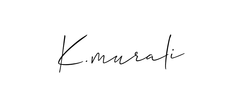 See photos of K.murali official signature by Spectra . Check more albums & portfolios. Read reviews & check more about Allison_Script font. K.murali signature style 2 images and pictures png