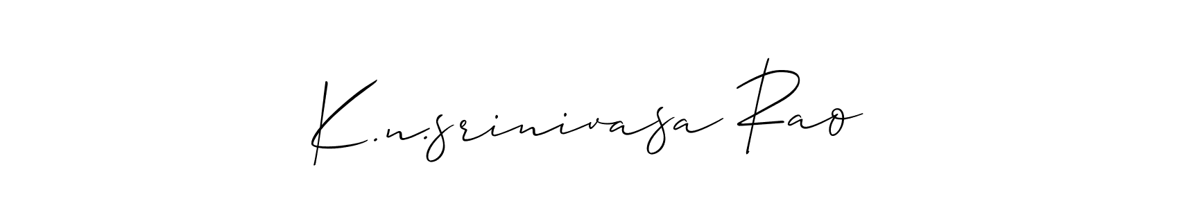 See photos of K.n.srinivasa Rao official signature by Spectra . Check more albums & portfolios. Read reviews & check more about Allison_Script font. K.n.srinivasa Rao signature style 2 images and pictures png