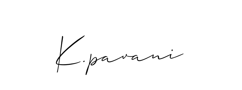 Make a beautiful signature design for name K.pavani. Use this online signature maker to create a handwritten signature for free. K.pavani signature style 2 images and pictures png