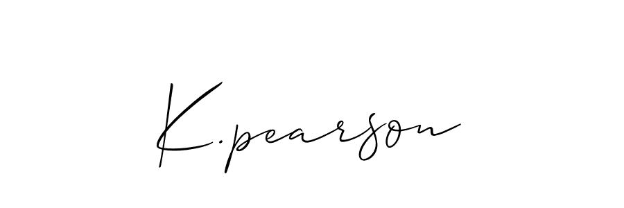 This is the best signature style for the K.pearson name. Also you like these signature font (Allison_Script). Mix name signature. K.pearson signature style 2 images and pictures png