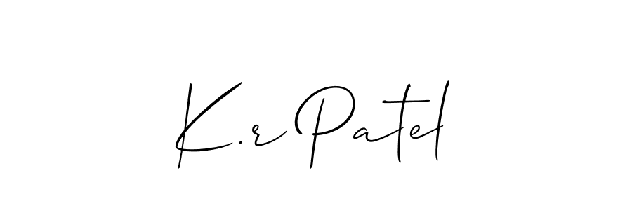 This is the best signature style for the K.r Patel name. Also you like these signature font (Allison_Script). Mix name signature. K.r Patel signature style 2 images and pictures png