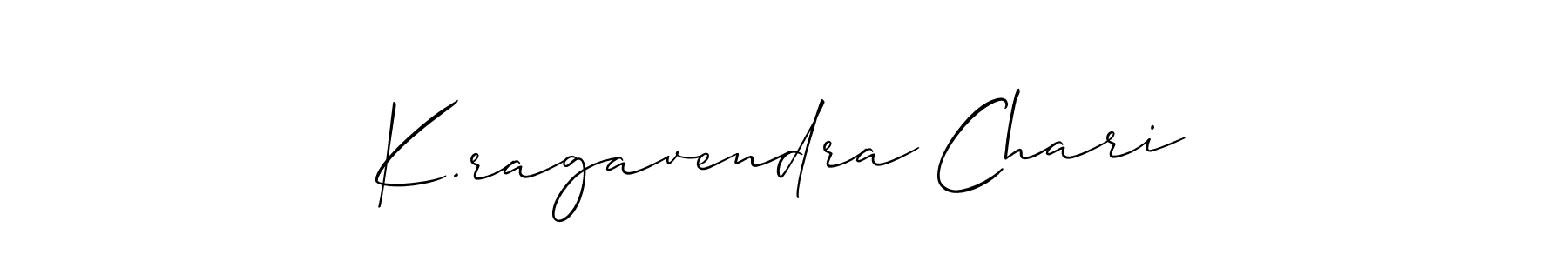 Use a signature maker to create a handwritten signature online. With this signature software, you can design (Allison_Script) your own signature for name K.ragavendra Chari. K.ragavendra Chari signature style 2 images and pictures png