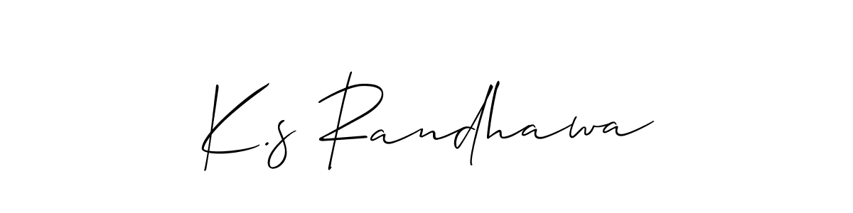 This is the best signature style for the K.s Randhawa name. Also you like these signature font (Allison_Script). Mix name signature. K.s Randhawa signature style 2 images and pictures png