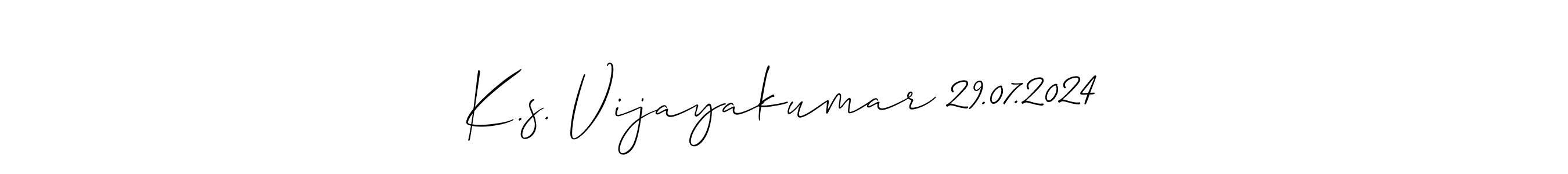 Here are the top 10 professional signature styles for the name K.s. Vijayakumar 29.07.2024. These are the best autograph styles you can use for your name. K.s. Vijayakumar 29.07.2024 signature style 2 images and pictures png