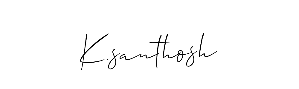 You can use this online signature creator to create a handwritten signature for the name K.santhosh. This is the best online autograph maker. K.santhosh signature style 2 images and pictures png