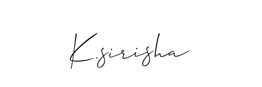 See photos of K.sirisha official signature by Spectra . Check more albums & portfolios. Read reviews & check more about Allison_Script font. K.sirisha signature style 2 images and pictures png