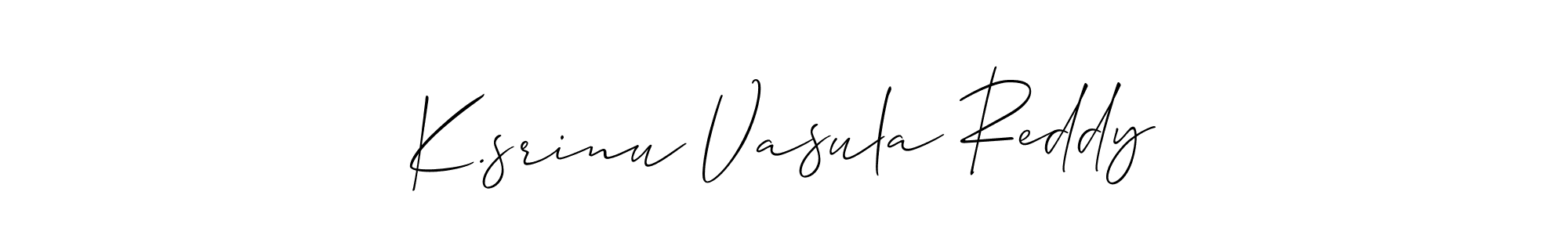 Once you've used our free online signature maker to create your best signature Allison_Script style, it's time to enjoy all of the benefits that K.srinu Vasula Reddy name signing documents. K.srinu Vasula Reddy signature style 2 images and pictures png