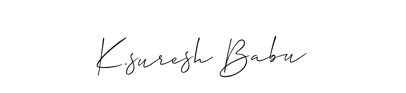 You can use this online signature creator to create a handwritten signature for the name K.suresh Babu. This is the best online autograph maker. K.suresh Babu signature style 2 images and pictures png
