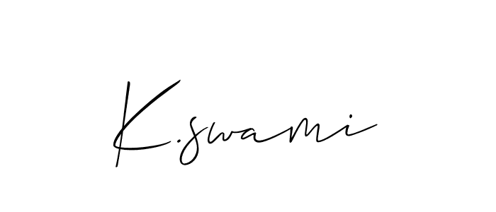 Once you've used our free online signature maker to create your best signature Allison_Script style, it's time to enjoy all of the benefits that K.swami name signing documents. K.swami signature style 2 images and pictures png