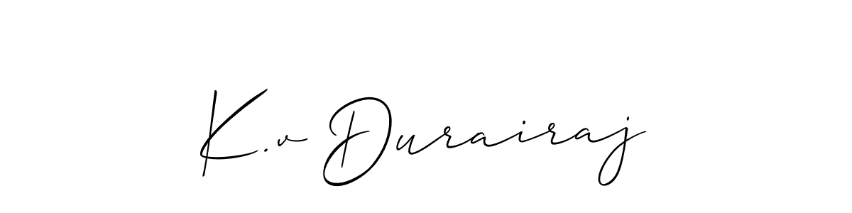 Once you've used our free online signature maker to create your best signature Allison_Script style, it's time to enjoy all of the benefits that K.v Durairaj name signing documents. K.v Durairaj signature style 2 images and pictures png