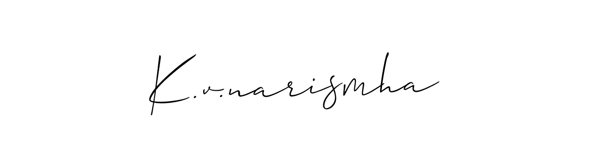 Here are the top 10 professional signature styles for the name K.v.narismha. These are the best autograph styles you can use for your name. K.v.narismha signature style 2 images and pictures png