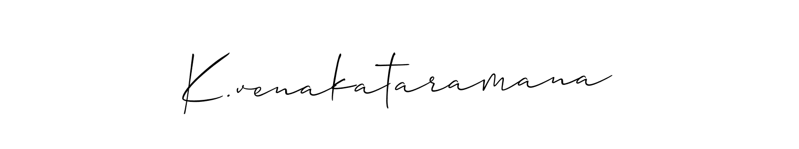 Also we have K.venakataramana name is the best signature style. Create professional handwritten signature collection using Allison_Script autograph style. K.venakataramana signature style 2 images and pictures png