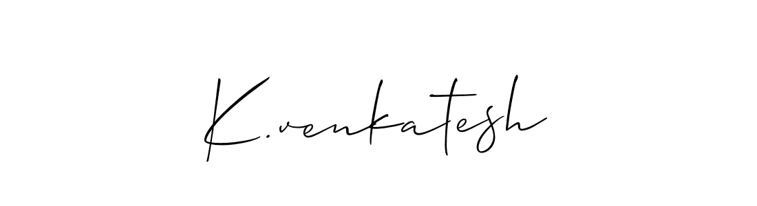 K.venkatesh stylish signature style. Best Handwritten Sign (Allison_Script) for my name. Handwritten Signature Collection Ideas for my name K.venkatesh. K.venkatesh signature style 2 images and pictures png