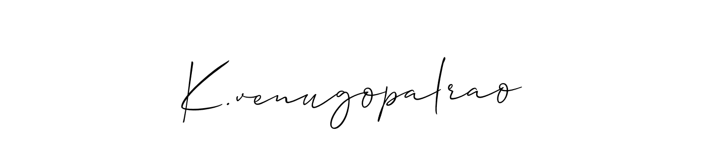 K.venugopalrao stylish signature style. Best Handwritten Sign (Allison_Script) for my name. Handwritten Signature Collection Ideas for my name K.venugopalrao. K.venugopalrao signature style 2 images and pictures png