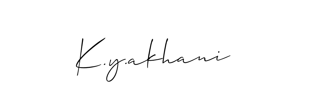 75+ K.y.akhani Name Signature Style Ideas | Superb Online Signature