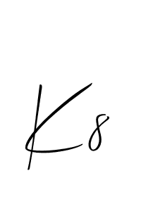 How to Draw K8 signature style? Allison_Script is a latest design signature styles for name K8. K8 signature style 2 images and pictures png