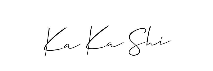 This is the best signature style for the Ka Ka Shi name. Also you like these signature font (Allison_Script). Mix name signature. Ka Ka Shi signature style 2 images and pictures png