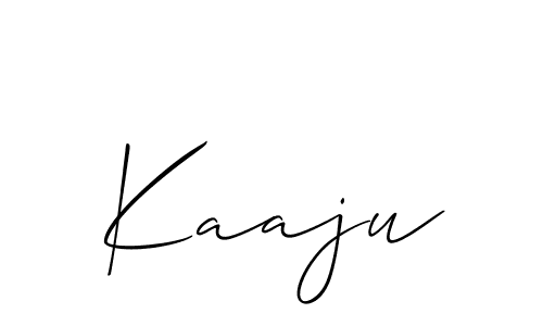 You should practise on your own different ways (Allison_Script) to write your name (Kaaju) in signature. don't let someone else do it for you. Kaaju signature style 2 images and pictures png