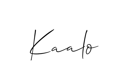 Best and Professional Signature Style for Kaalo. Allison_Script Best Signature Style Collection. Kaalo signature style 2 images and pictures png