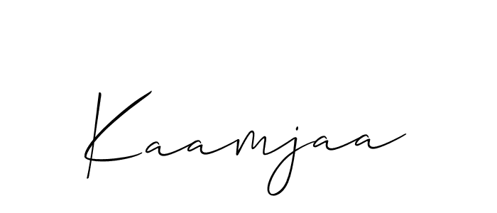 Also You can easily find your signature by using the search form. We will create Kaamjaa name handwritten signature images for you free of cost using Allison_Script sign style. Kaamjaa signature style 2 images and pictures png