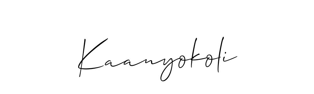 This is the best signature style for the Kaanyokoli name. Also you like these signature font (Allison_Script). Mix name signature. Kaanyokoli signature style 2 images and pictures png