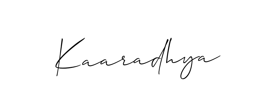 Once you've used our free online signature maker to create your best signature Allison_Script style, it's time to enjoy all of the benefits that Kaaradhya name signing documents. Kaaradhya signature style 2 images and pictures png