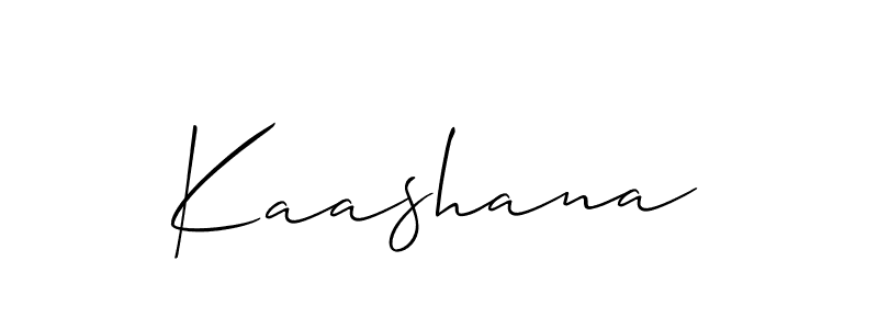 if you are searching for the best signature style for your name Kaashana. so please give up your signature search. here we have designed multiple signature styles  using Allison_Script. Kaashana signature style 2 images and pictures png