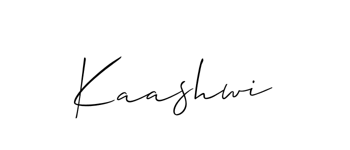 Allison_Script is a professional signature style that is perfect for those who want to add a touch of class to their signature. It is also a great choice for those who want to make their signature more unique. Get Kaashwi name to fancy signature for free. Kaashwi signature style 2 images and pictures png