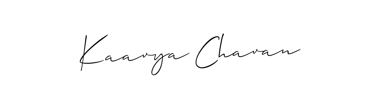 How to Draw Kaavya Chavan signature style? Allison_Script is a latest design signature styles for name Kaavya Chavan. Kaavya Chavan signature style 2 images and pictures png