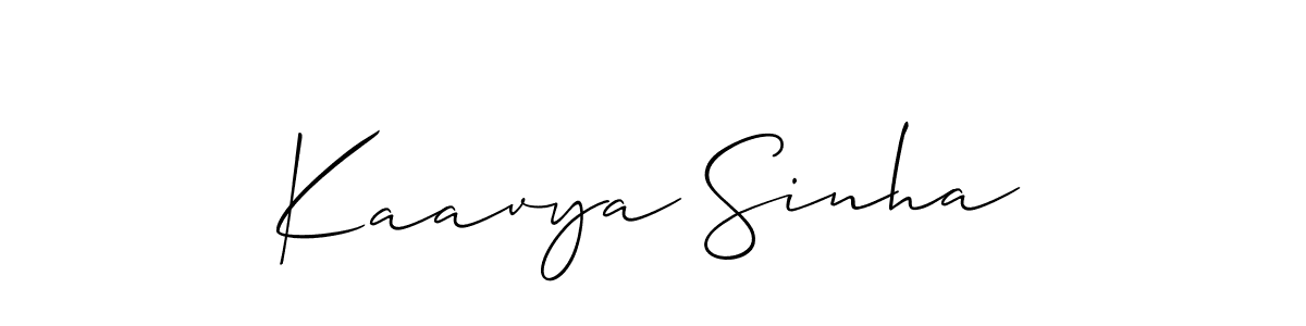 Make a beautiful signature design for name Kaavya Sinha. Use this online signature maker to create a handwritten signature for free. Kaavya Sinha signature style 2 images and pictures png