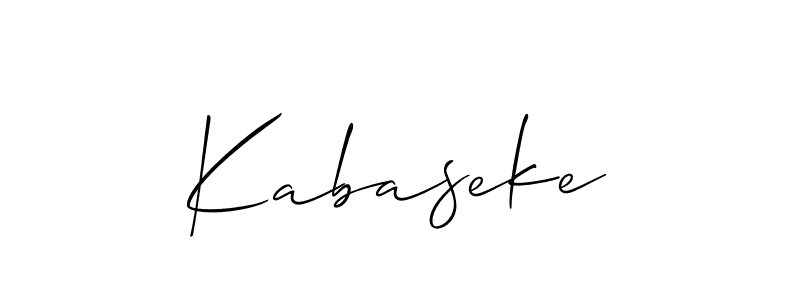 Also we have Kabaseke name is the best signature style. Create professional handwritten signature collection using Allison_Script autograph style. Kabaseke signature style 2 images and pictures png