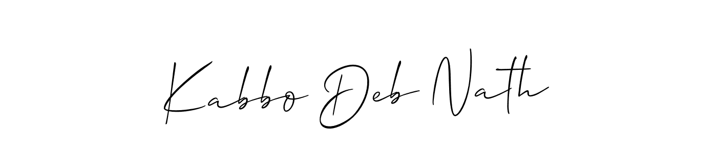 This is the best signature style for the Kabbo Deb Nath name. Also you like these signature font (Allison_Script). Mix name signature. Kabbo Deb Nath signature style 2 images and pictures png