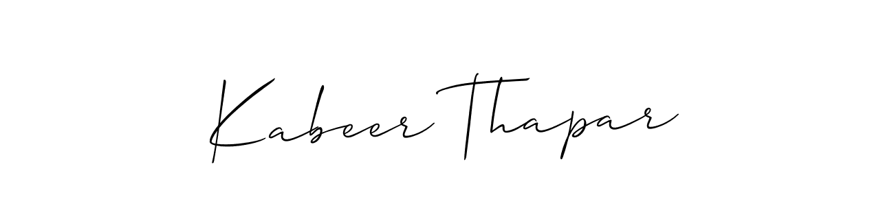 You can use this online signature creator to create a handwritten signature for the name Kabeer Thapar. This is the best online autograph maker. Kabeer Thapar signature style 2 images and pictures png