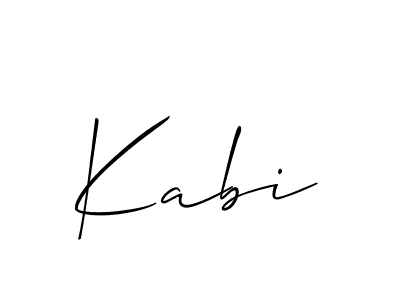 Also You can easily find your signature by using the search form. We will create Kabi name handwritten signature images for you free of cost using Allison_Script sign style. Kabi signature style 2 images and pictures png