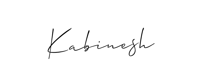 How to make Kabinesh name signature. Use Allison_Script style for creating short signs online. This is the latest handwritten sign. Kabinesh signature style 2 images and pictures png