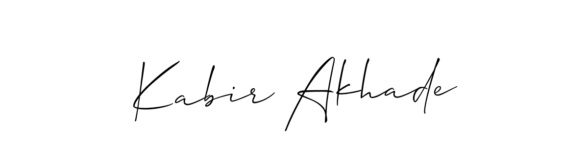 This is the best signature style for the Kabir Akhade name. Also you like these signature font (Allison_Script). Mix name signature. Kabir Akhade signature style 2 images and pictures png