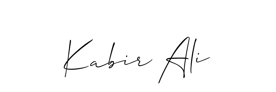 You can use this online signature creator to create a handwritten signature for the name Kabir Ali. This is the best online autograph maker. Kabir Ali signature style 2 images and pictures png