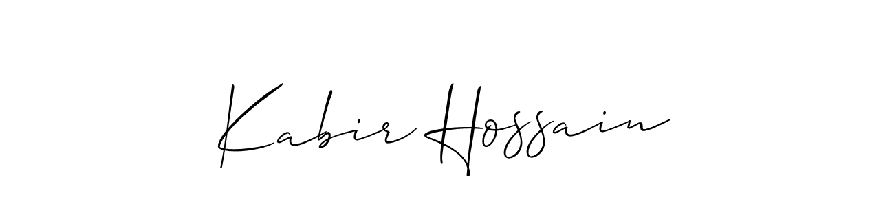 Similarly Allison_Script is the best handwritten signature design. Signature creator online .You can use it as an online autograph creator for name Kabir Hossain. Kabir Hossain signature style 2 images and pictures png