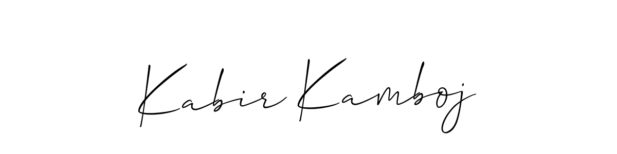 Once you've used our free online signature maker to create your best signature Allison_Script style, it's time to enjoy all of the benefits that Kabir Kamboj name signing documents. Kabir Kamboj signature style 2 images and pictures png