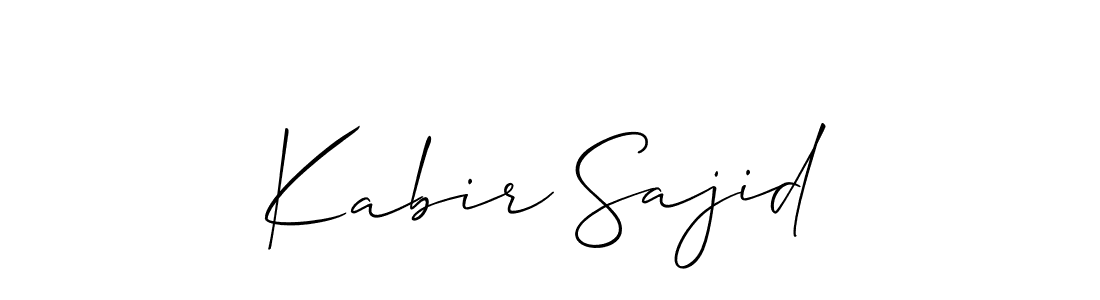 Once you've used our free online signature maker to create your best signature Allison_Script style, it's time to enjoy all of the benefits that Kabir Sajid name signing documents. Kabir Sajid signature style 2 images and pictures png