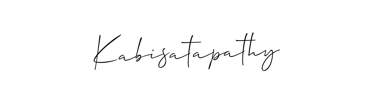 Check out images of Autograph of Kabisatapathy name. Actor Kabisatapathy Signature Style. Allison_Script is a professional sign style online. Kabisatapathy signature style 2 images and pictures png