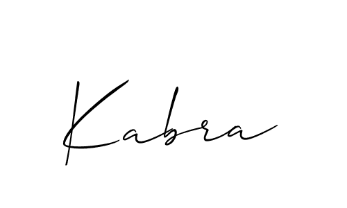 The best way (Allison_Script) to make a short signature is to pick only two or three words in your name. The name Kabra include a total of six letters. For converting this name. Kabra signature style 2 images and pictures png