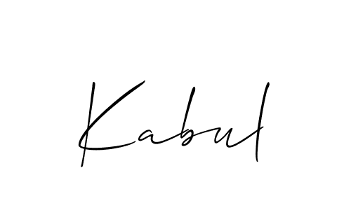 Also You can easily find your signature by using the search form. We will create Kabul name handwritten signature images for you free of cost using Allison_Script sign style. Kabul signature style 2 images and pictures png