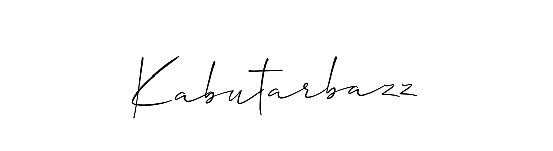You should practise on your own different ways (Allison_Script) to write your name (Kabutarbazz) in signature. don't let someone else do it for you. Kabutarbazz signature style 2 images and pictures png