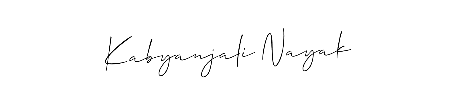 Create a beautiful signature design for name Kabyanjali Nayak. With this signature (Allison_Script) fonts, you can make a handwritten signature for free. Kabyanjali Nayak signature style 2 images and pictures png