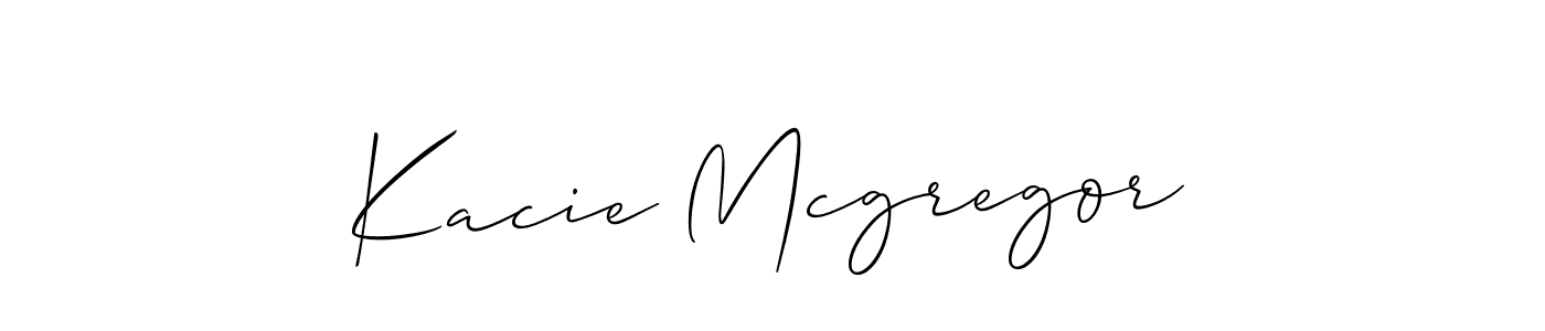 if you are searching for the best signature style for your name Kacie Mcgregor. so please give up your signature search. here we have designed multiple signature styles  using Allison_Script. Kacie Mcgregor signature style 2 images and pictures png