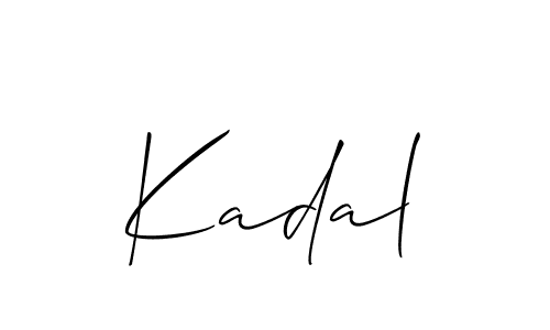 How to make Kadal name signature. Use Allison_Script style for creating short signs online. This is the latest handwritten sign. Kadal signature style 2 images and pictures png