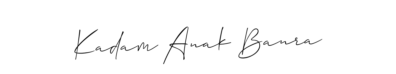 Similarly Allison_Script is the best handwritten signature design. Signature creator online .You can use it as an online autograph creator for name Kadam Anak Banra. Kadam Anak Banra signature style 2 images and pictures png