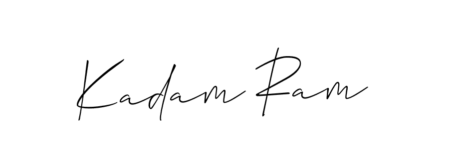 Make a beautiful signature design for name Kadam Ram. Use this online signature maker to create a handwritten signature for free. Kadam Ram signature style 2 images and pictures png